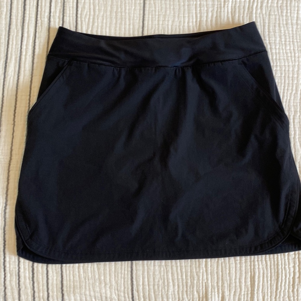 Lands’ End Women’s Black Swim Skort Skirt/Shorts